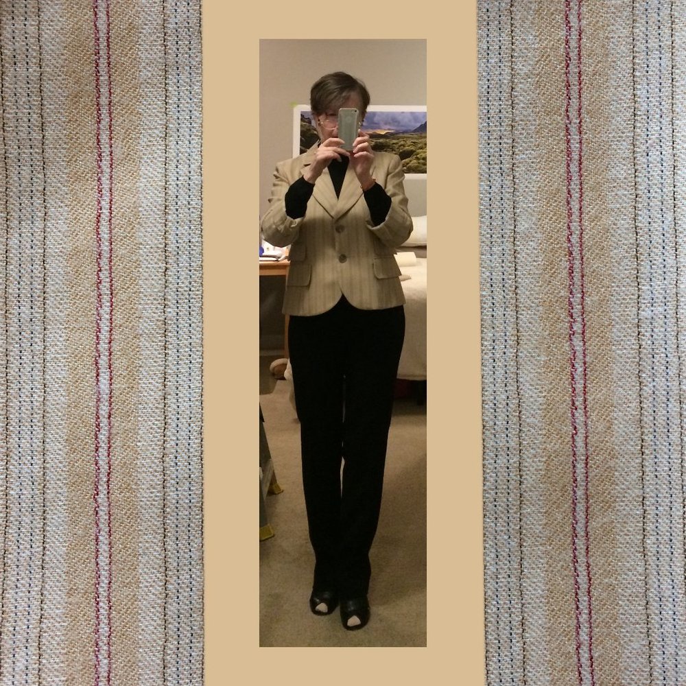 Holt Renfrew wool crop suit jacket size 10.